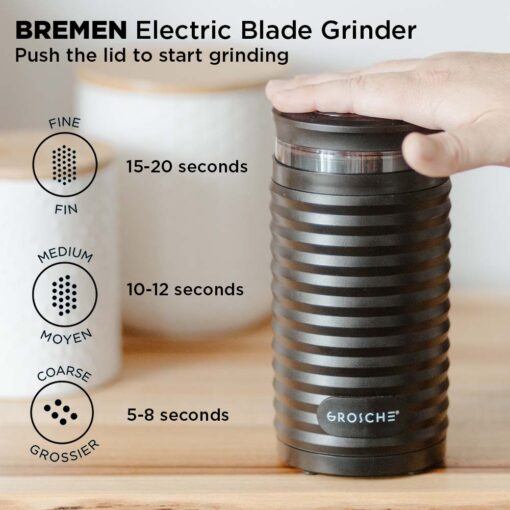 BREMEN BLADE Electric Blade Coffee Grinder