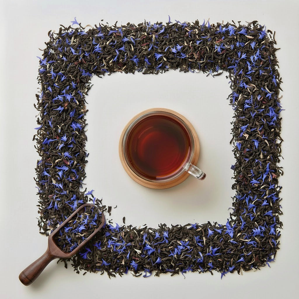 Green tea: Loose green tea leaves rich in antioxidants – fresh and vibrant flavour.
Black tea: Loose black tea leaves – full-bodied aroma for a perfect morning brew.
Herbal tea: Colourful loose herbal tea blend with chamomile, mint, and petals – caffeine-free wellness tea.
Chai: Loose chai tea leaves with spices – aromatic Indian masala tea blend.
White tea: Delicate loose white tea leaves – smooth and subtle premium brew.
Aves Coffee Company. Loose Tea leaves