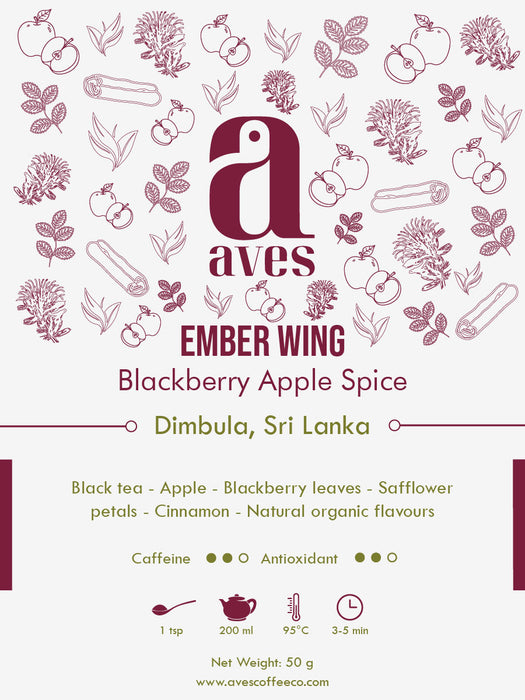 antioxidants – fresh and vibrant flavour.
Black tea: Loose black tea leaves – full-bodied aroma for a perfect morning brew.
Herbal tea: Colourful loose herbal tea blend with chamomile, mint, and petals – caffeine-free wellness tea.
Chai: Loose chai tea leaves with spices – aromatic Indian masala tea blend.
White tea: Delicate loose white tea leaves – smooth and subtle premium brew.
Aves Coffee Company. Loose Tea leaves