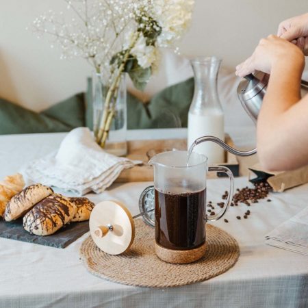 MELBOURNE Eco Friendly French Press Coffee Maker- Bamboo 8 cups