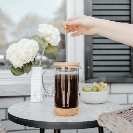 MELBOURNE Eco Friendly French Press Coffee Maker- Bamboo 8 cups